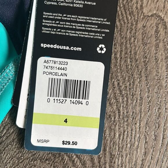 Speedo Turquoise Swim jammer - Picture 6 of 6